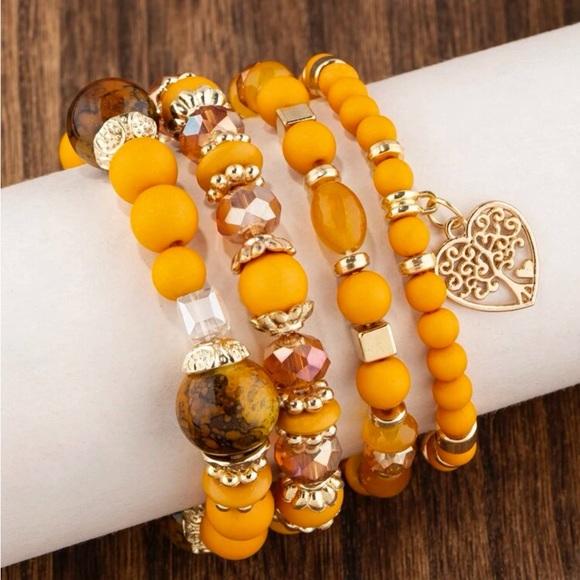 - New gold 4 piece bracket  set - Picture 2 of 4